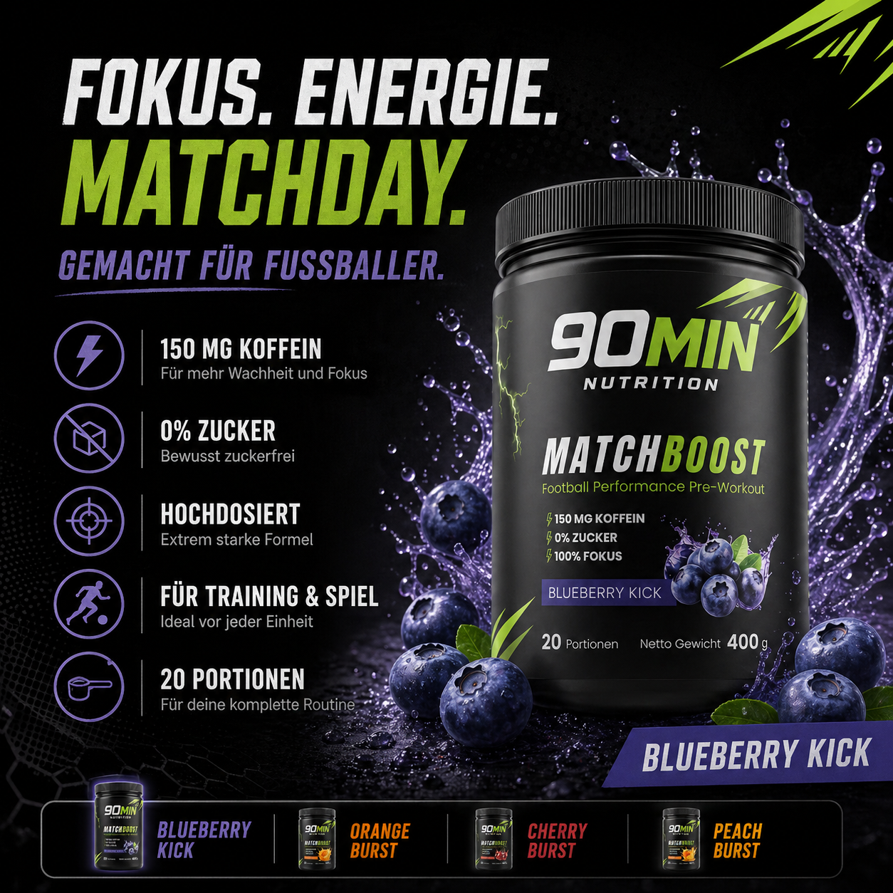 Matchboost™ Blueberry Kick