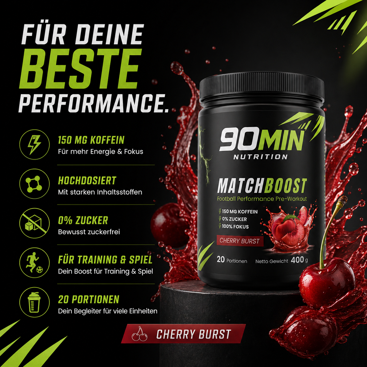 Matchboost™ Cherry Burst